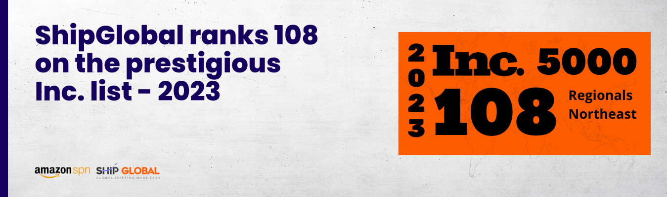 ShipGlobal ranks 108 on the prestigious Inc. list - 2023